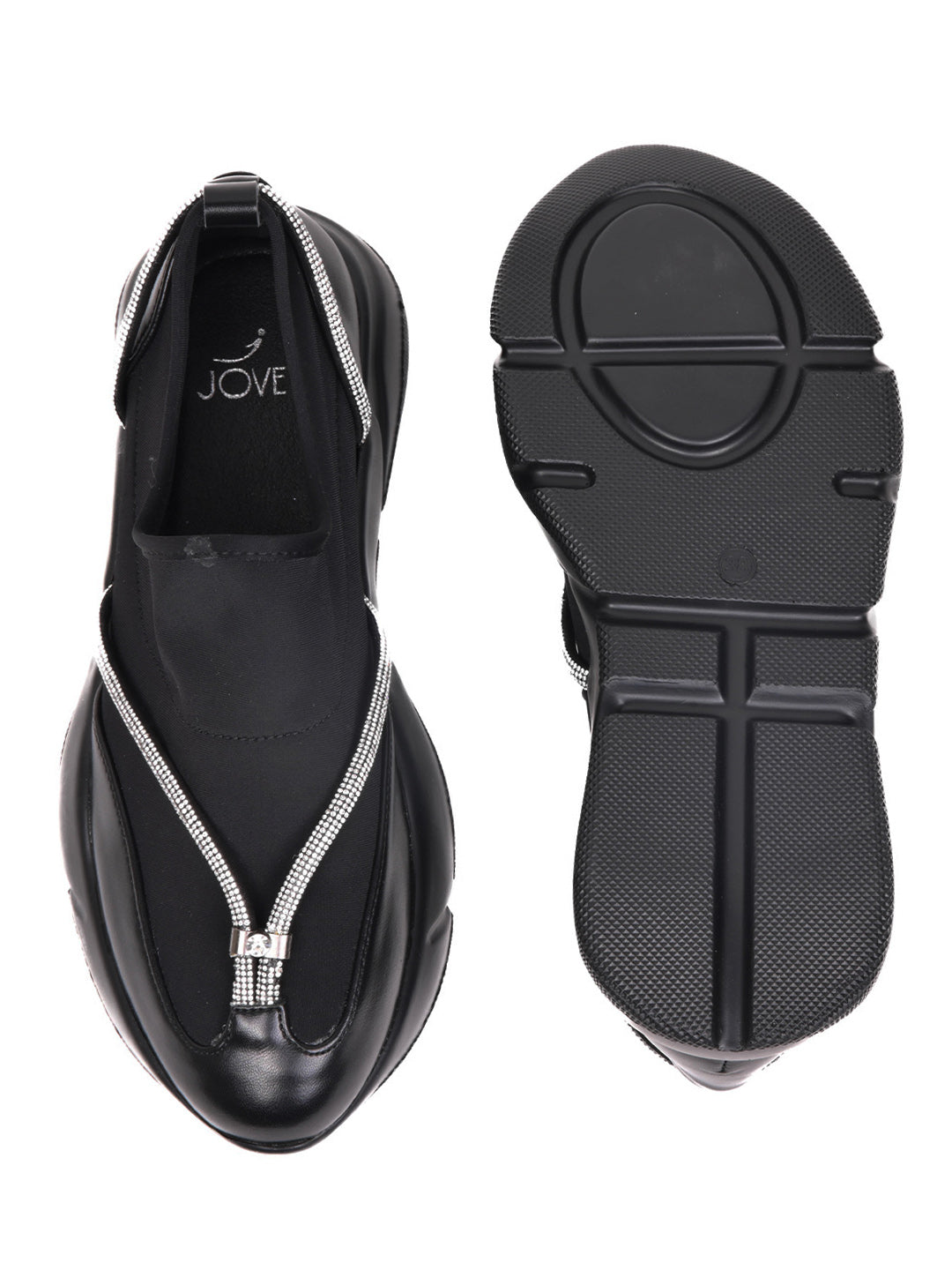 Women, Women Footwear, Black Loafers