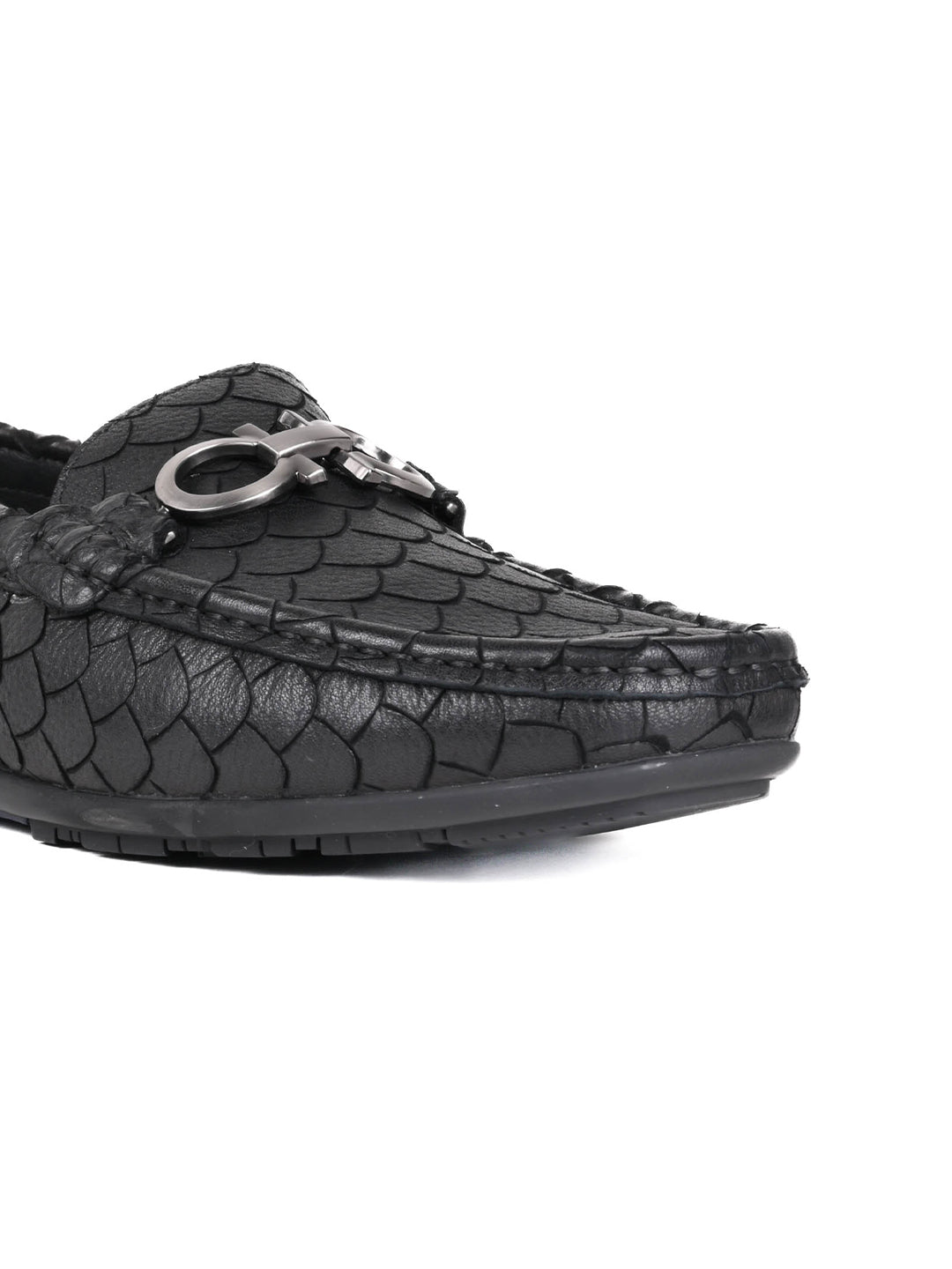 Men, Men Footwear, Black Driving Shoes