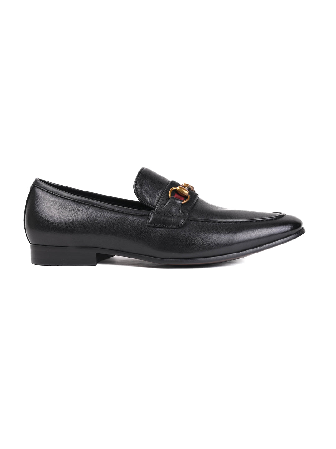 Men, Men Footwear, Black Loafers