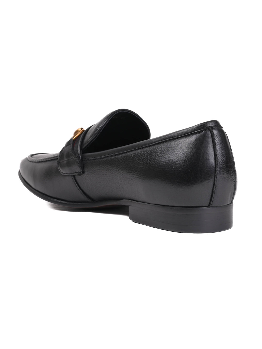 Men, Men Footwear, Black Loafers