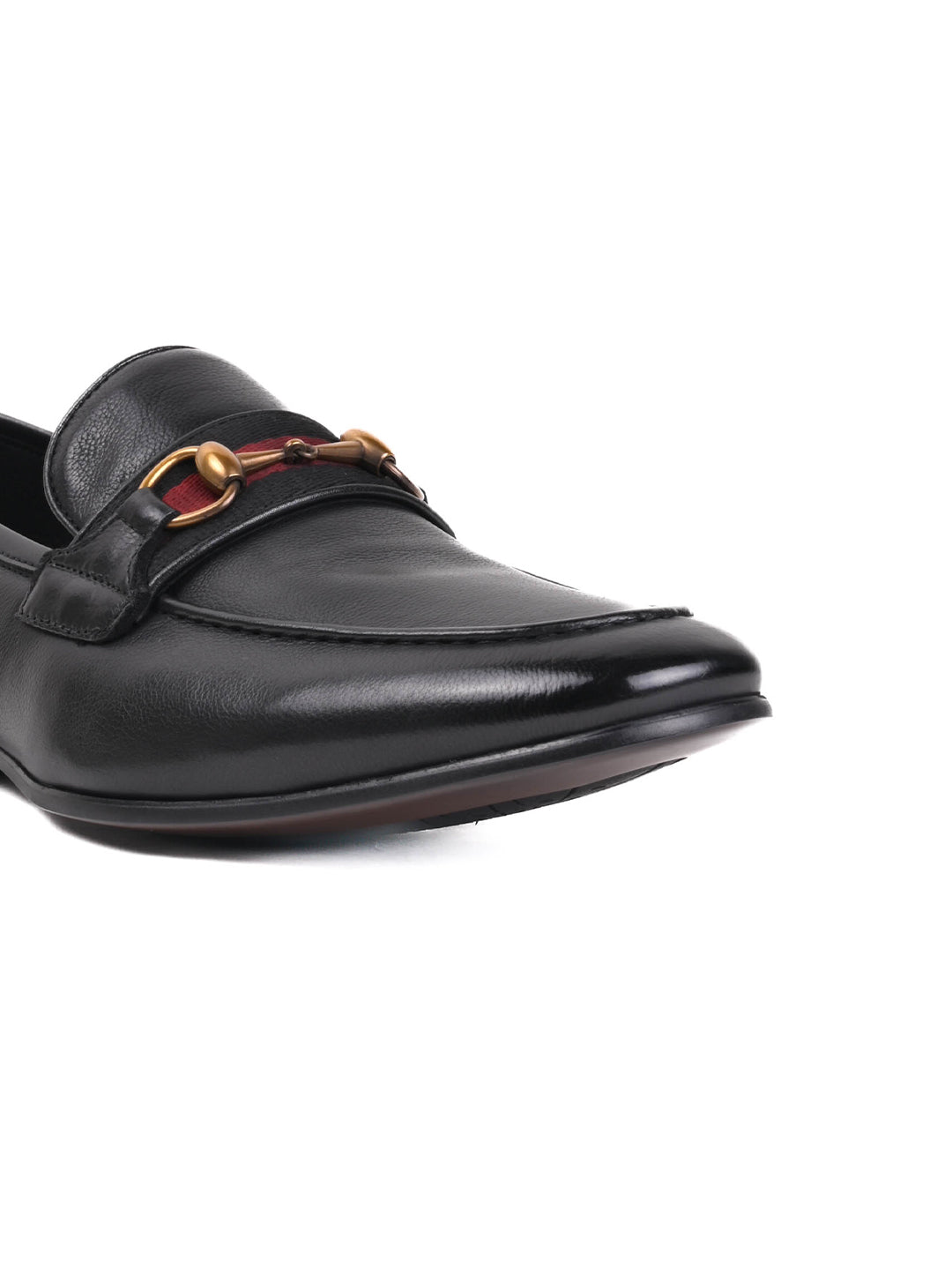 Men, Men Footwear, Black Loafers