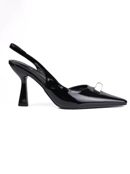Women, Women Footwear, Black Pumps