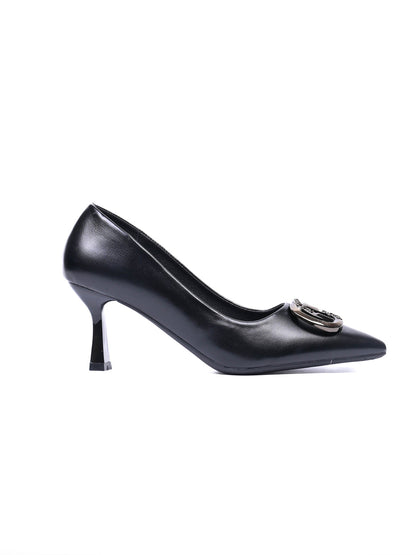 Women, Women Footwear, Black Pumps