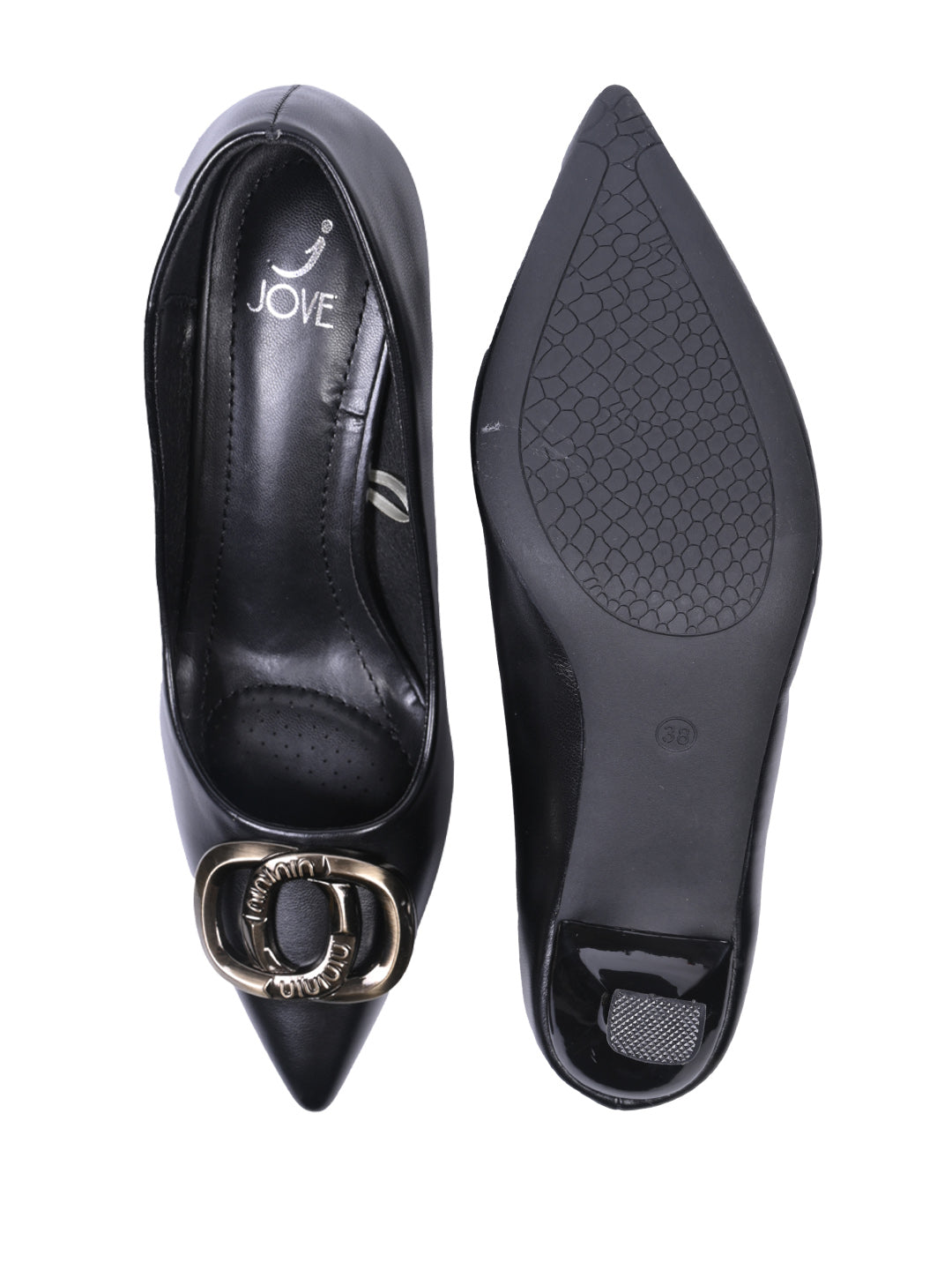 Women, Women Footwear, Black Pumps