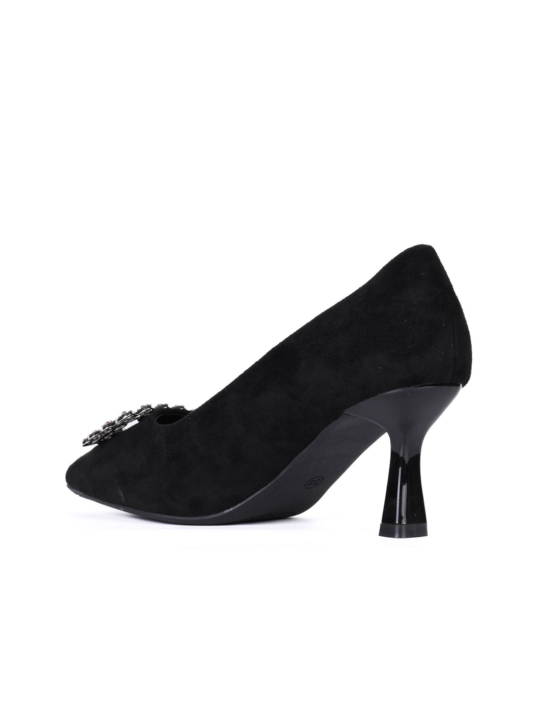 Women, Women Footwear, Black Pumps