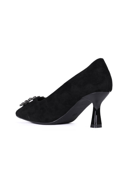 Women, Women Footwear, Black Pumps