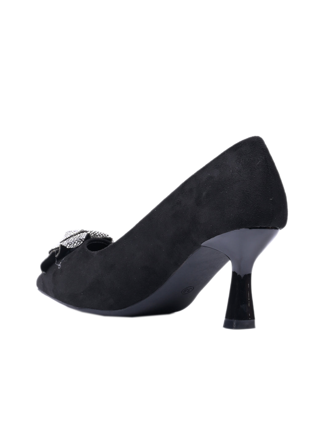 Women, Women Footwear, Black Pumps