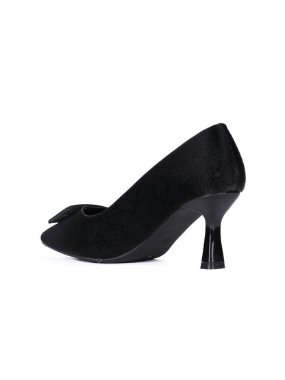 Women, Women Footwear, Black Pumps