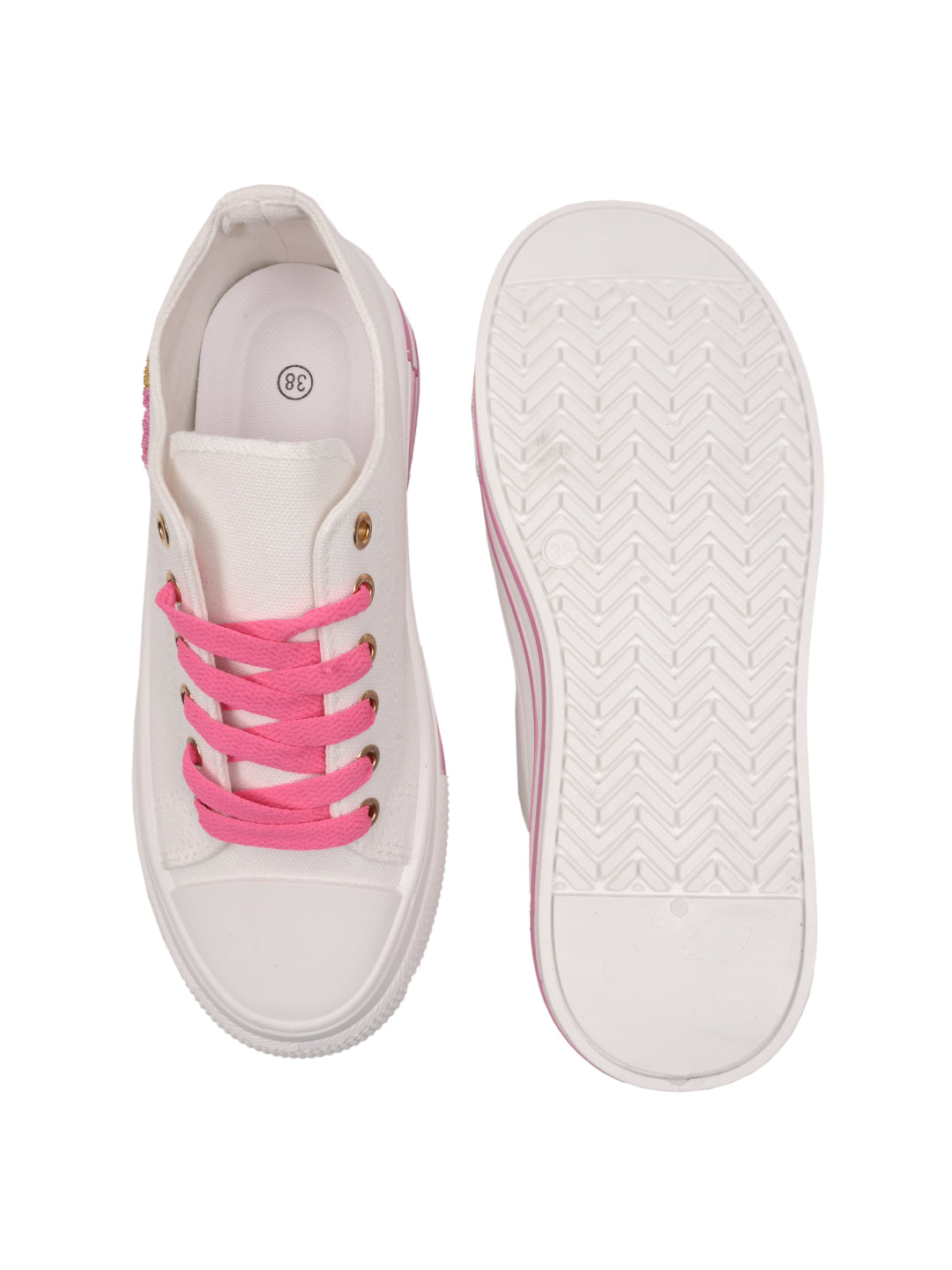 Women, Women Footwear, White Sneakers