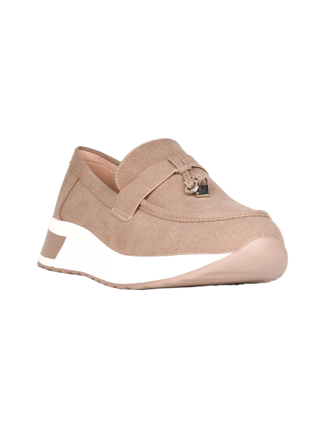 Women, Women Footwear, Khaki Loafers