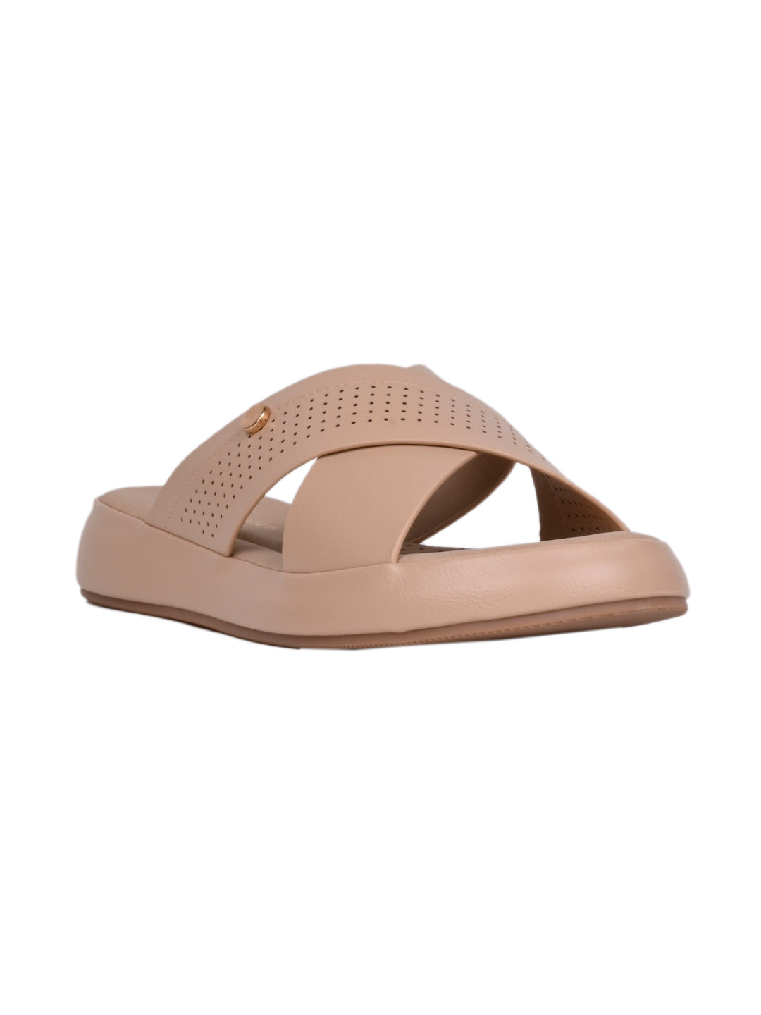 Women, Women Footwear, Beige Sandals