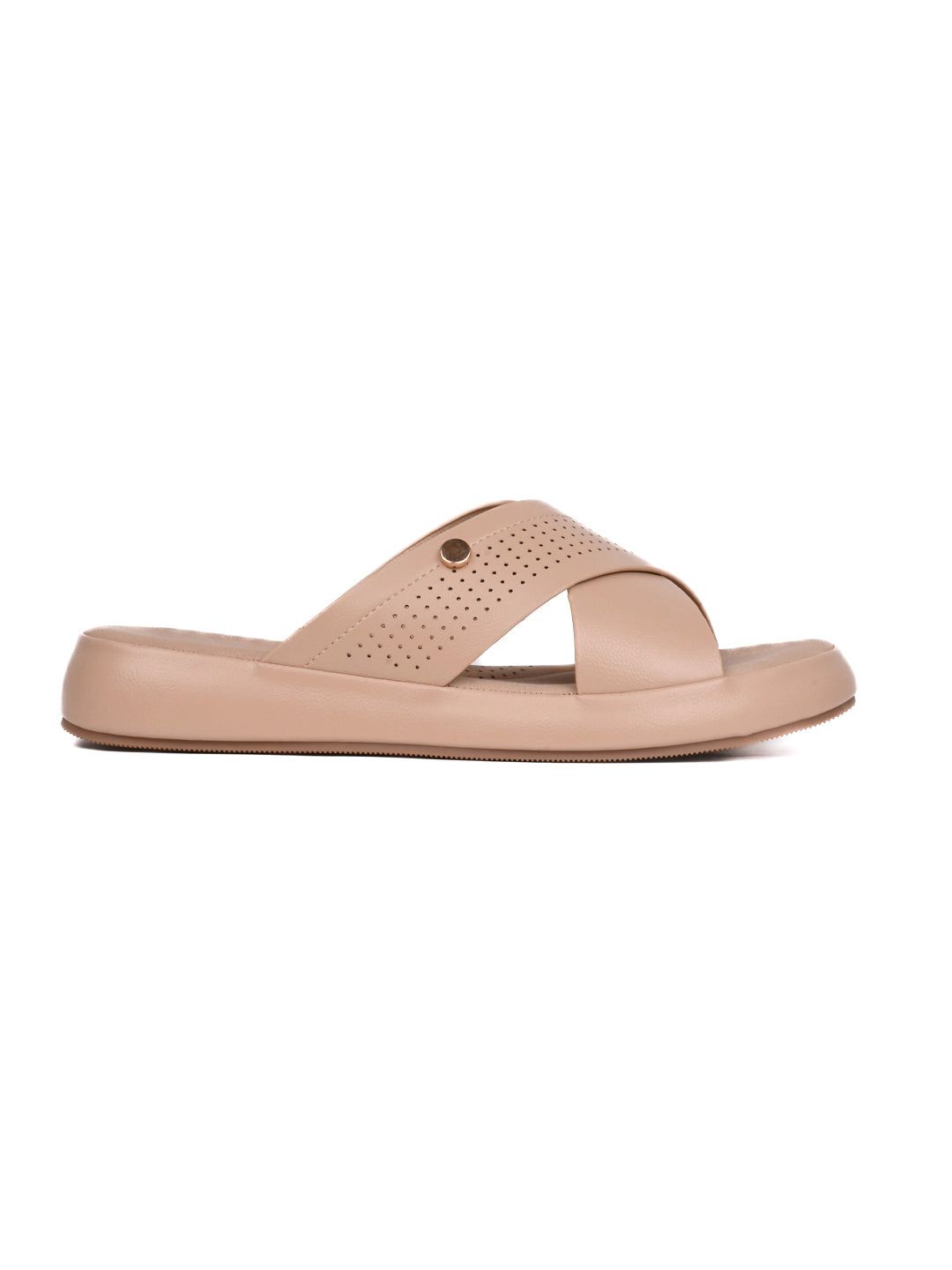 Women, Women Footwear, Beige Sandals