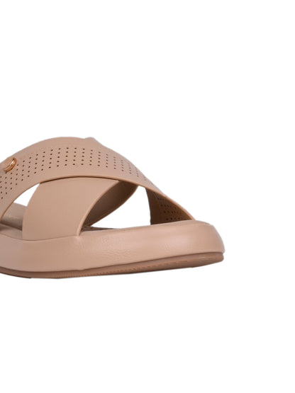 Women, Women Footwear, Beige Sandals