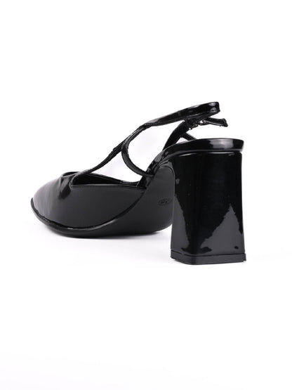 Women, Women Footwear, Black Pumps