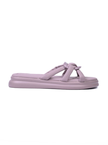 Women, Women Footwear, Purple Open Toe Flats