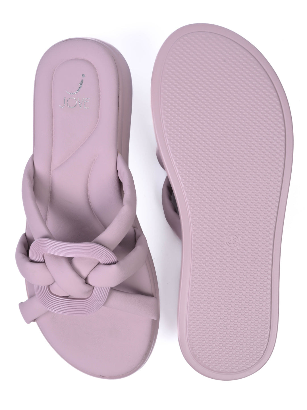 Women, Women Footwear, Purple Open Toe Flats