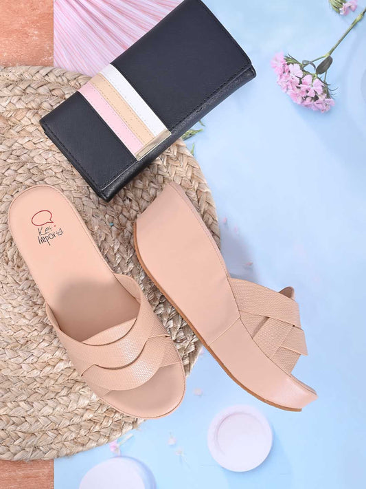 Footwear, Women Footewear, Pink Wedges
