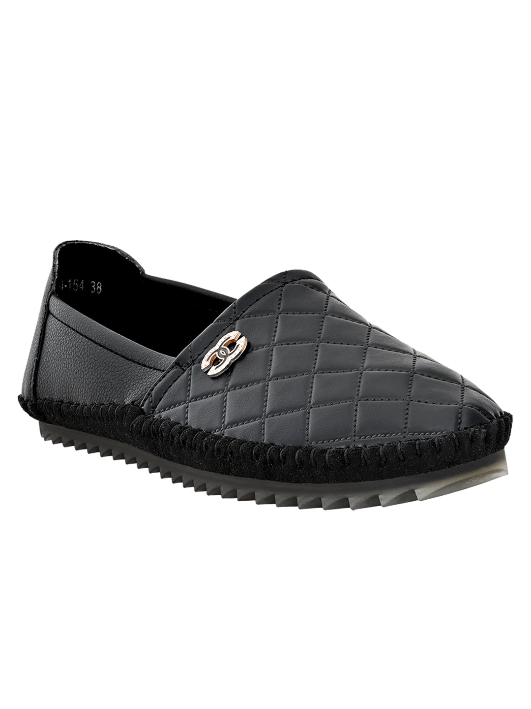 Footwear, Women Footwear, Black Loafers