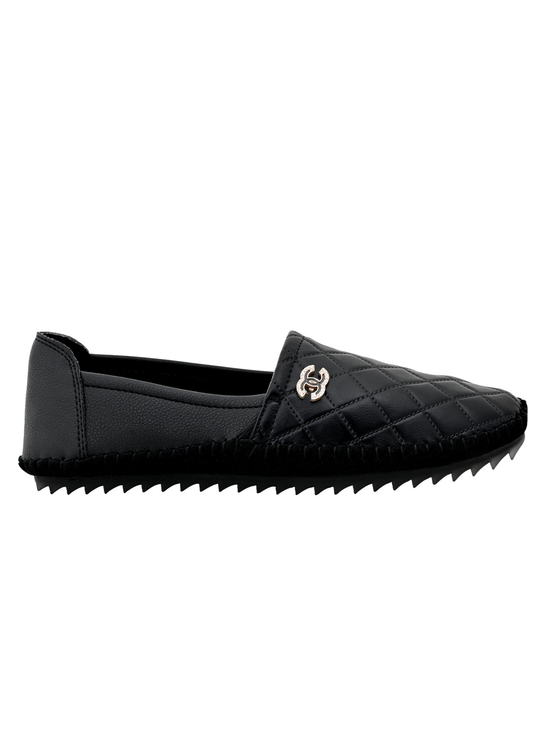 Footwear, Women Footwear, Black Loafers