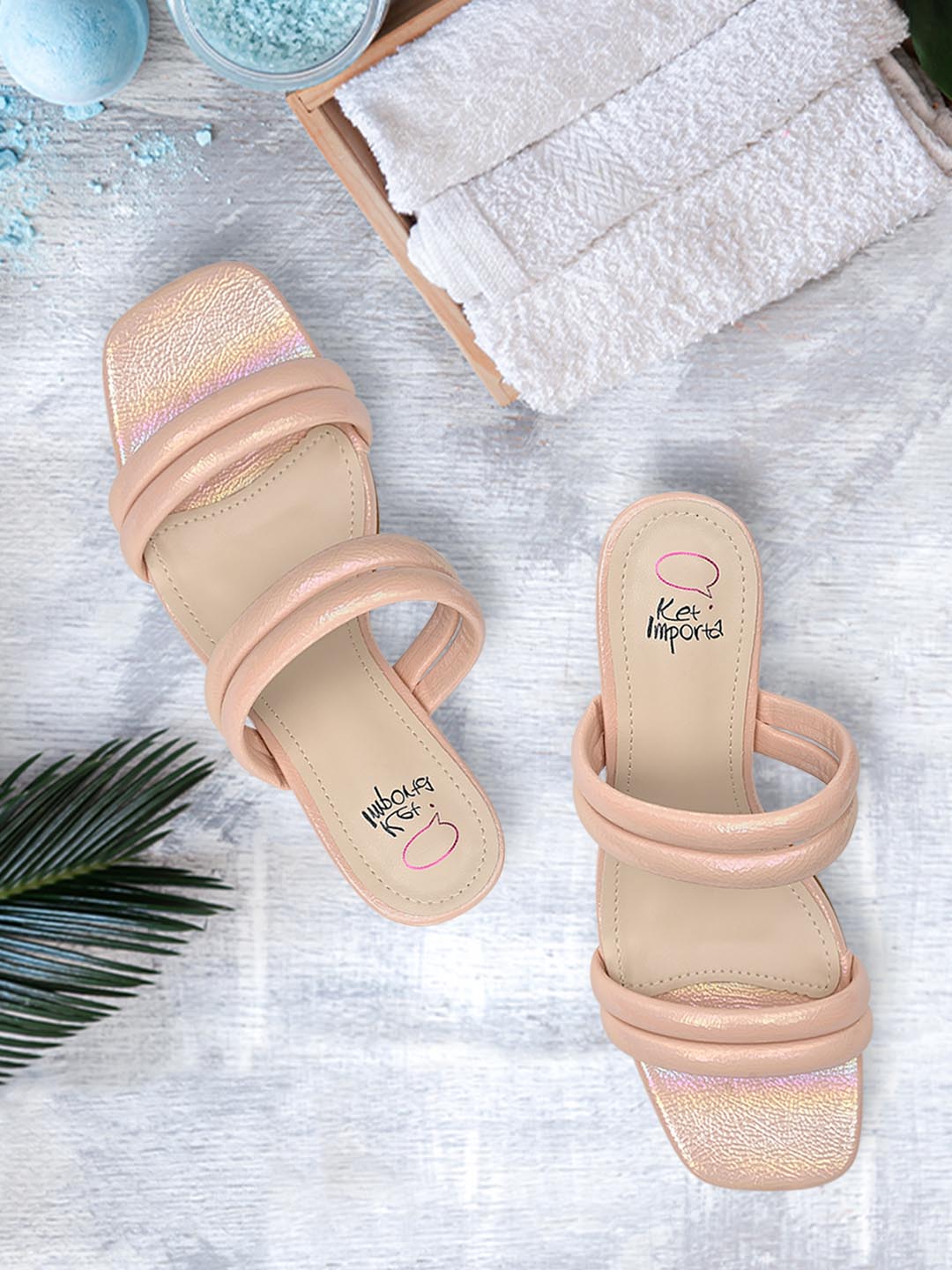 Footwear, Women Footewear, Pink Sandals