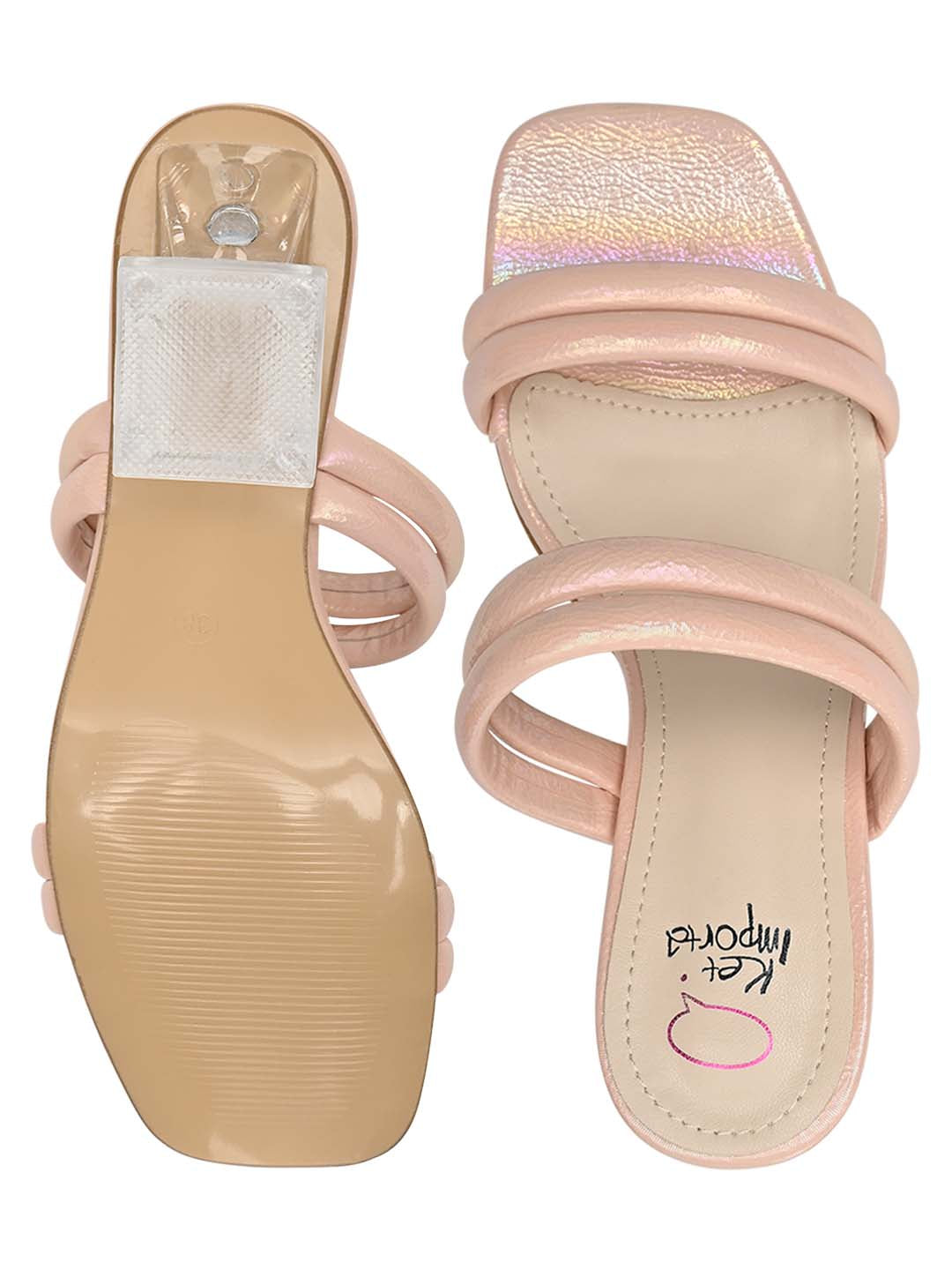 Footwear, Women Footewear, Pink Sandals