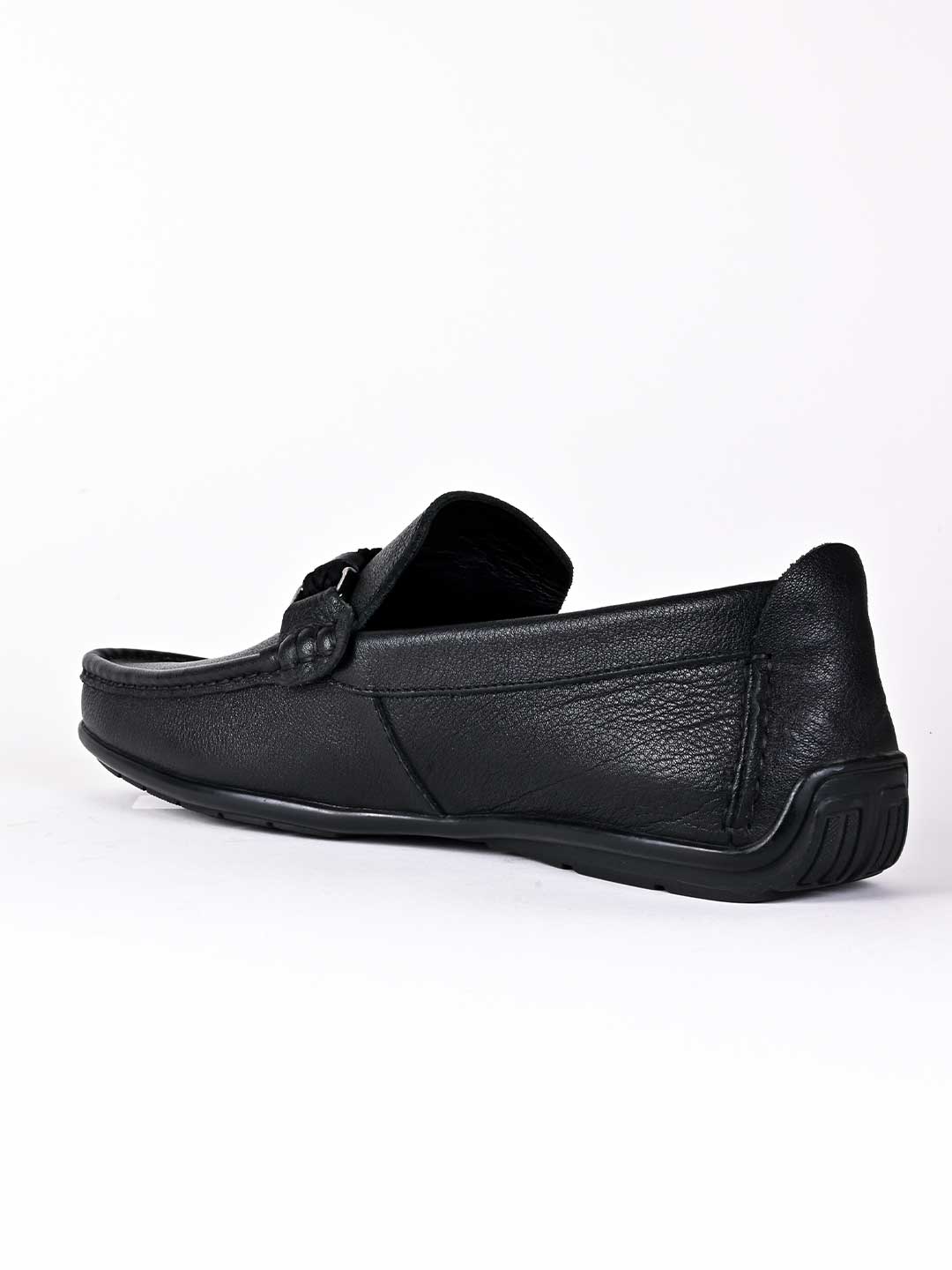 Men, Men Footwear, Black Driving Shoes
