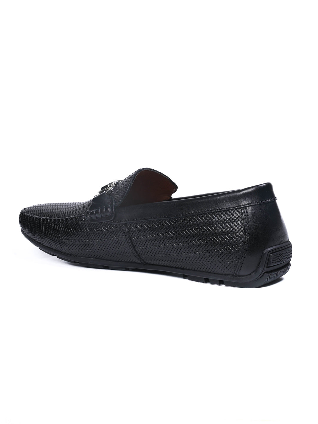 Men, Men Footwear, Black Driving Shoes