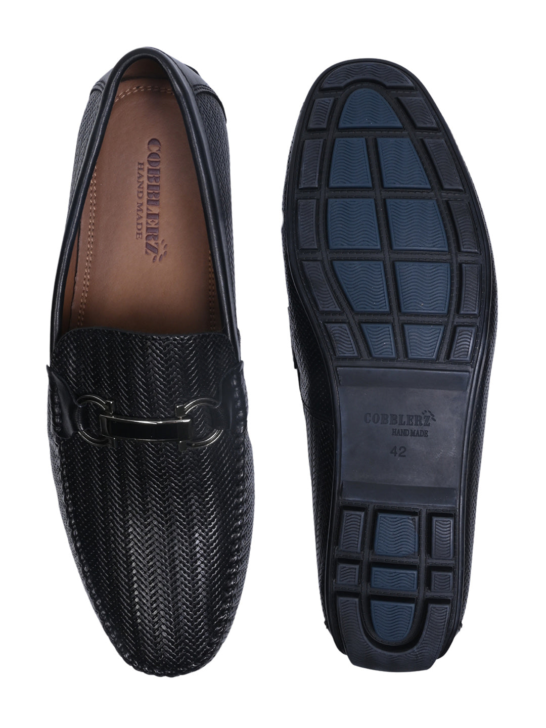 Men, Men Footwear, Black Driving Shoes