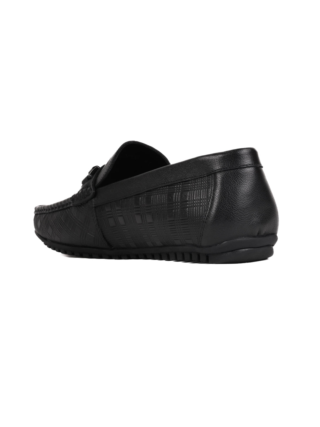 Men, Men Footwear, Black Loafers
