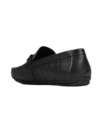 Men, Men Footwear, Black Loafers