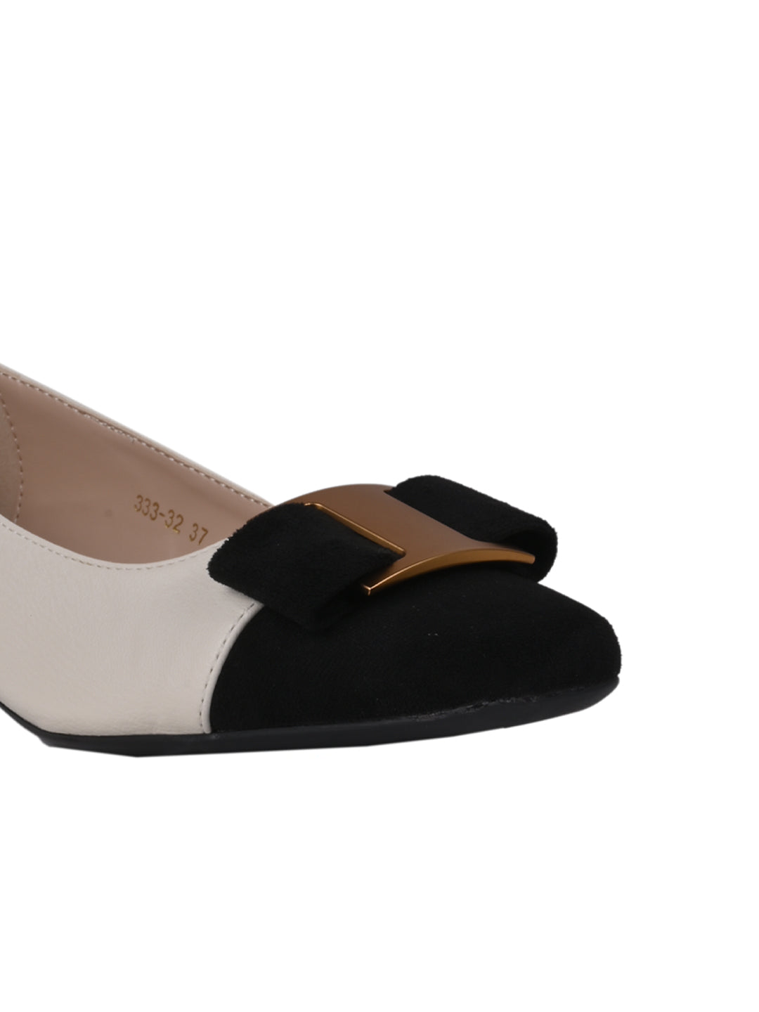 Women, Women Footwear, Off White Ballerinas