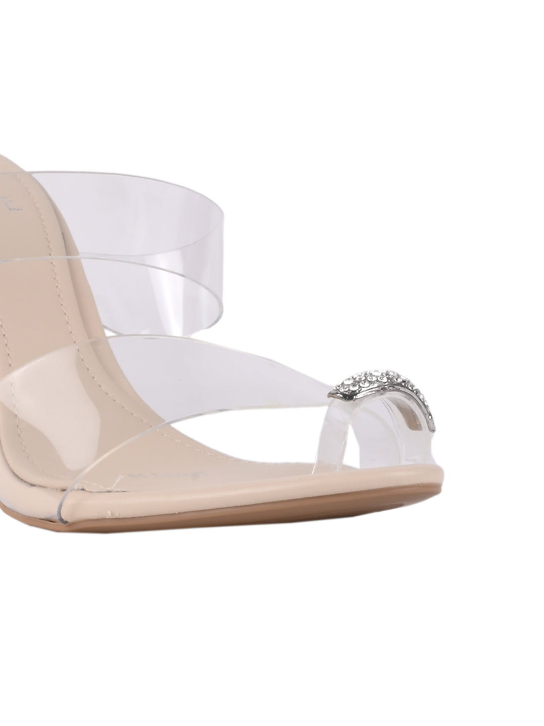 Women Beige Solid Sandals