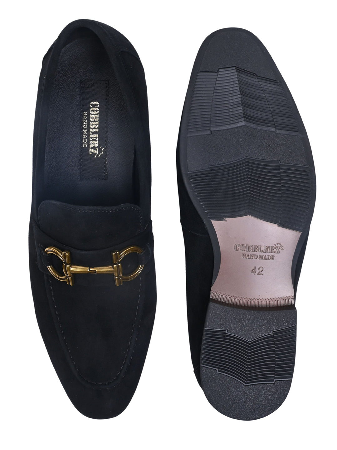 Men, Men Footwear, Black Loafers