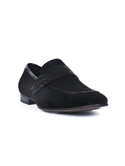 Men, Men Footwear, Black Loafers