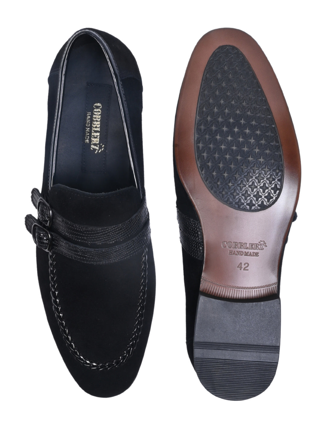 Men, Men Footwear, Black Loafers