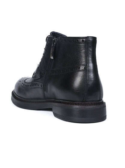 Men, Men Footwear, Black Boots