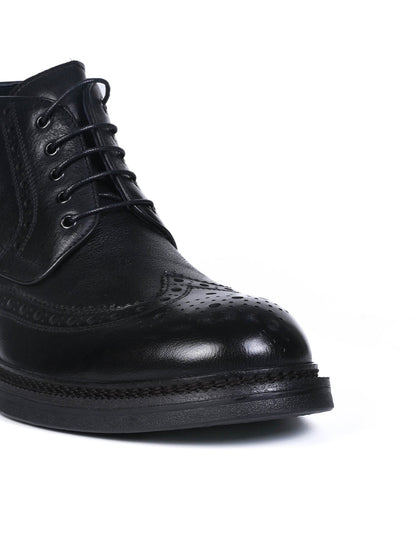 Men, Men Footwear, Black Boots