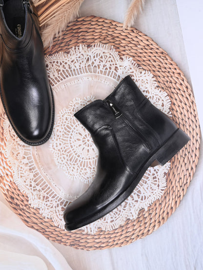 Men, Men Footwear, Black Boots