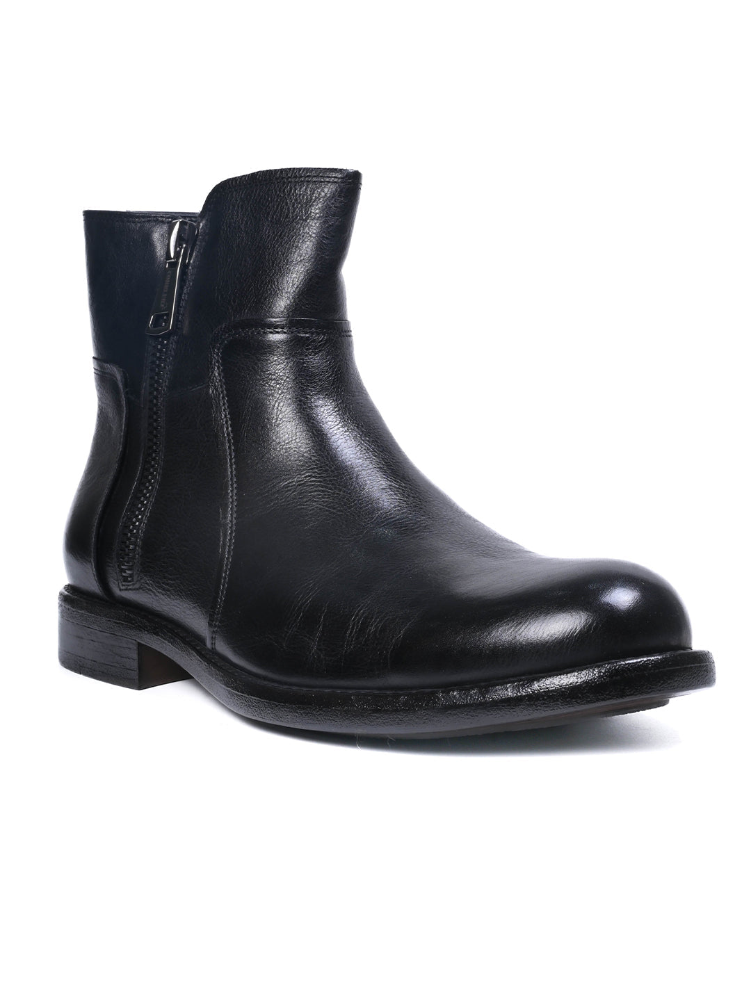 Men, Men Footwear, Black Boots