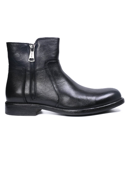 Men, Men Footwear, Black Boots