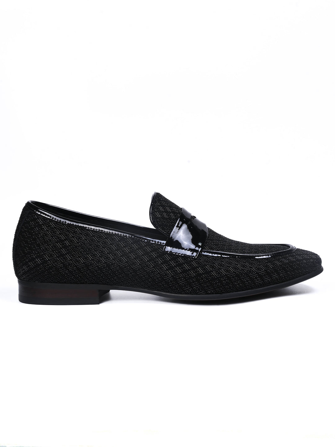 Men, Men Footwear, Black Loafers