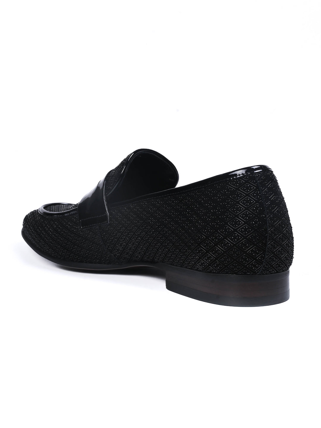 Men, Men Footwear, Black Loafers