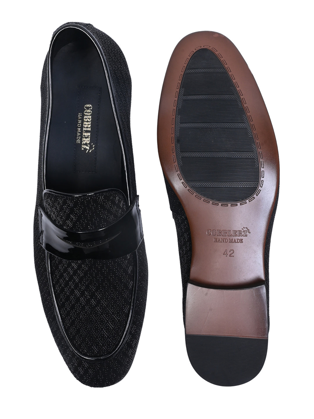 Men, Men Footwear, Black Loafers
