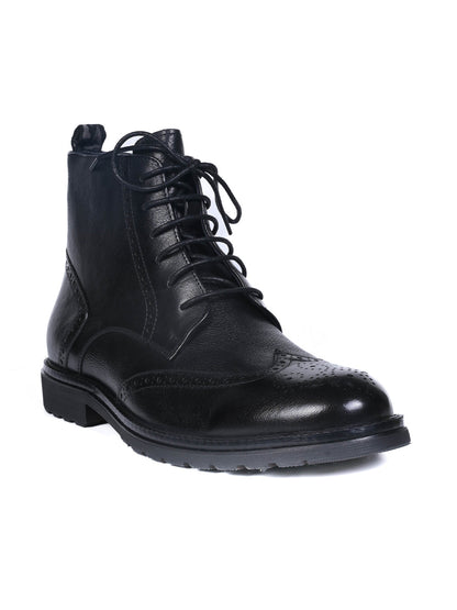 Men, Men Footwear, Black Boots