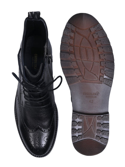 Men, Men Footwear, Black Boots