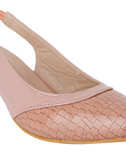 Footwear, Women Footwear, Peach Pumps