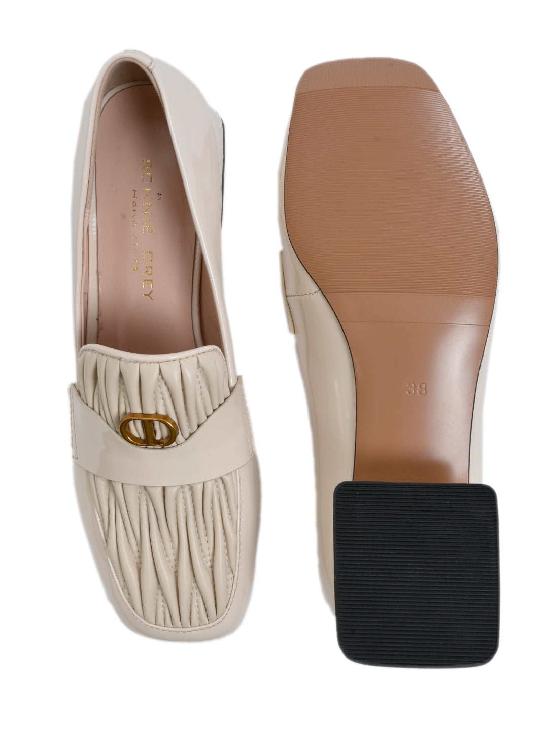 Women, Women Footwear, Cream Loafers