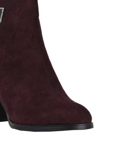 Women, Women Footwear, Maroon Boots