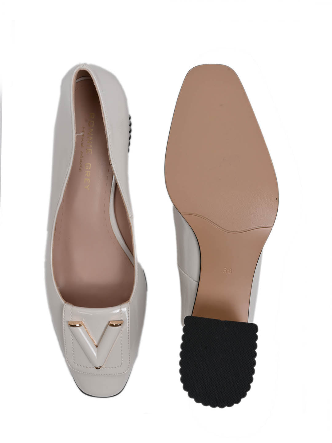 Women, Women Footwear, Beige Ballerinas
