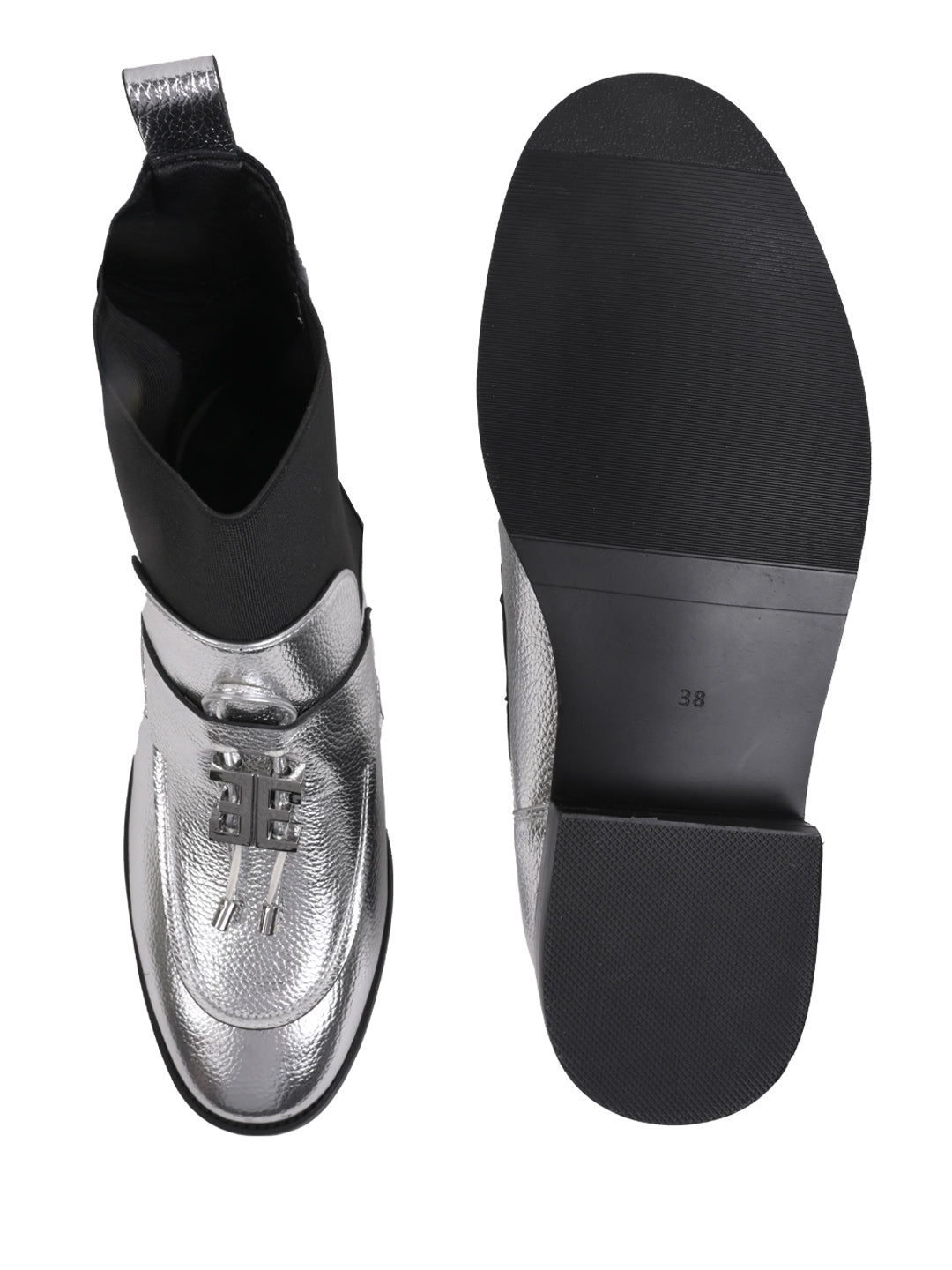 Women, Women Footwear, Silver Boots